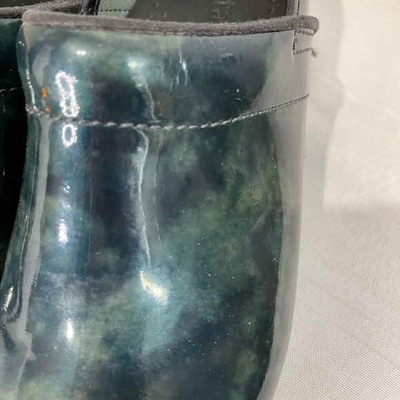 Sanita The Original Danish  blue and green patent clogs size 37 US 6 - Picture 11 of 11